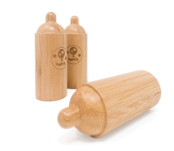 Houten papflesje voor poppen - Poppie Toys